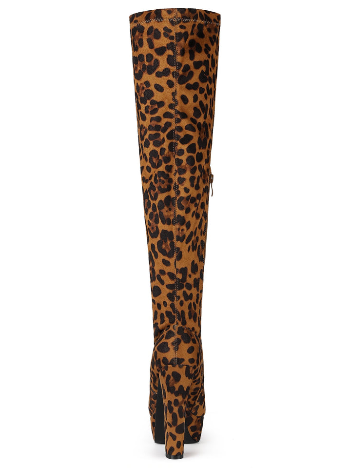 Women's Platform Over The Knee Boots | Heel