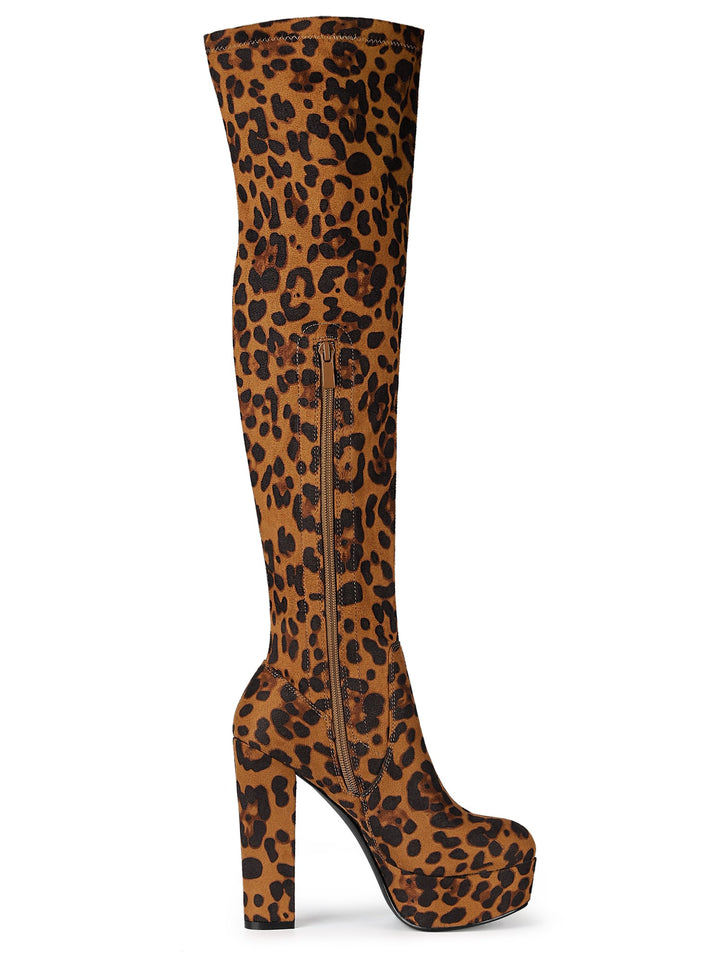 Women's Platform Over The Knee Boots | Heel