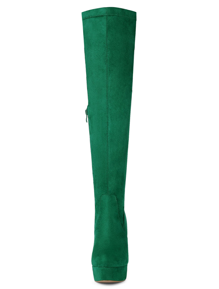 Women's Platform Over The Knee Boots | Heel