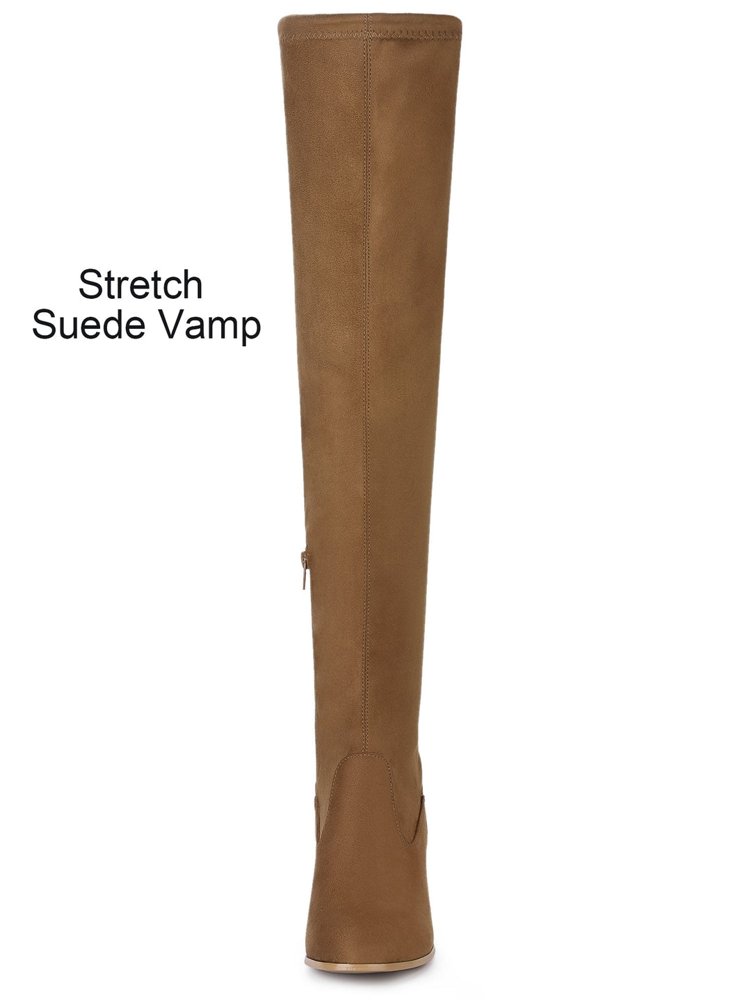 Women's Heel Zip Over the Knee Boots | Chunky