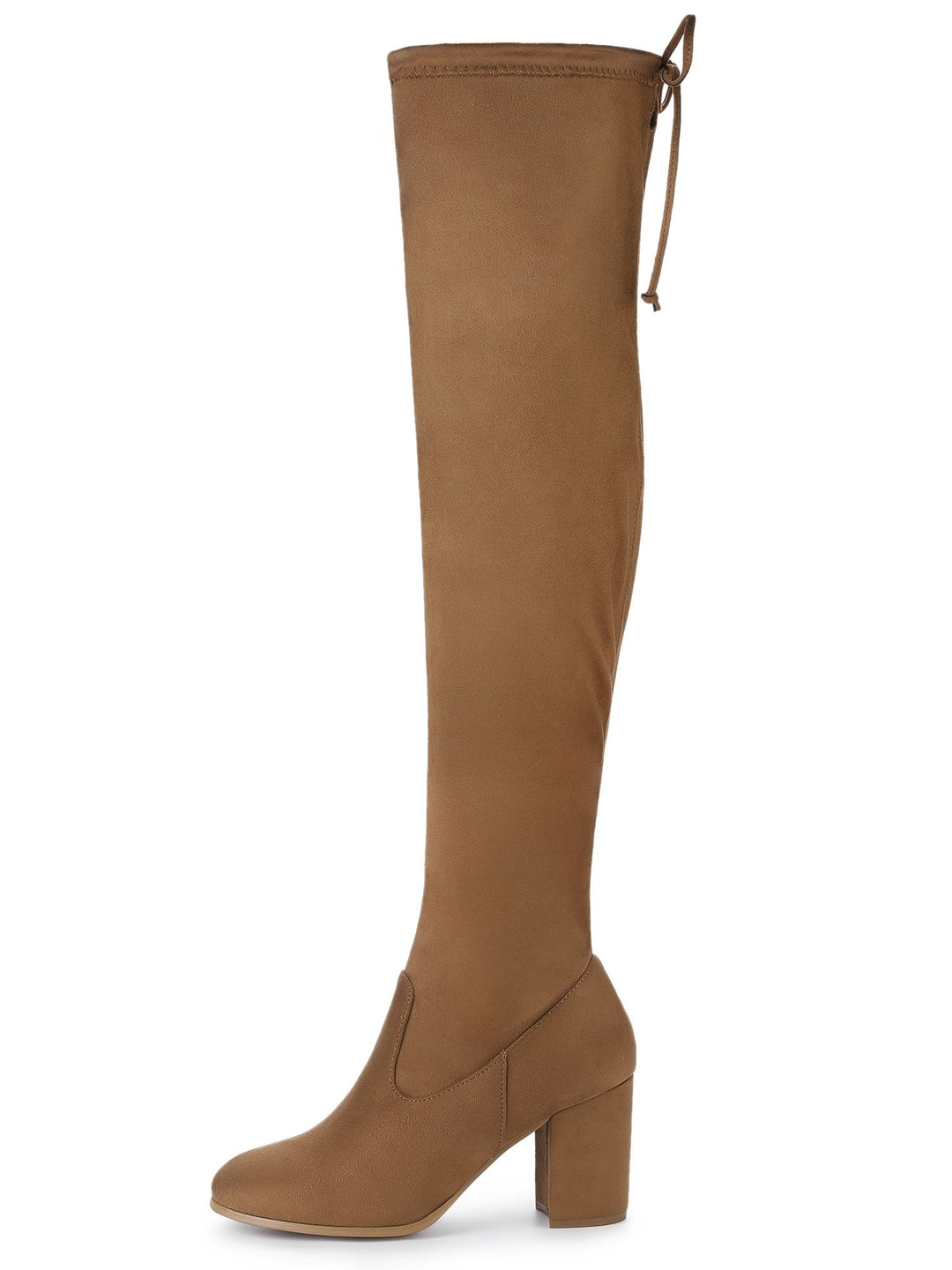 Women's Heel Zip Over the Knee Boots | Chunky