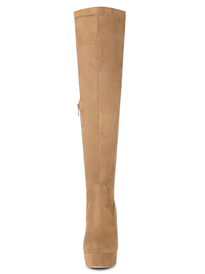 Women's Platform Over The Knee Boots | Heel
