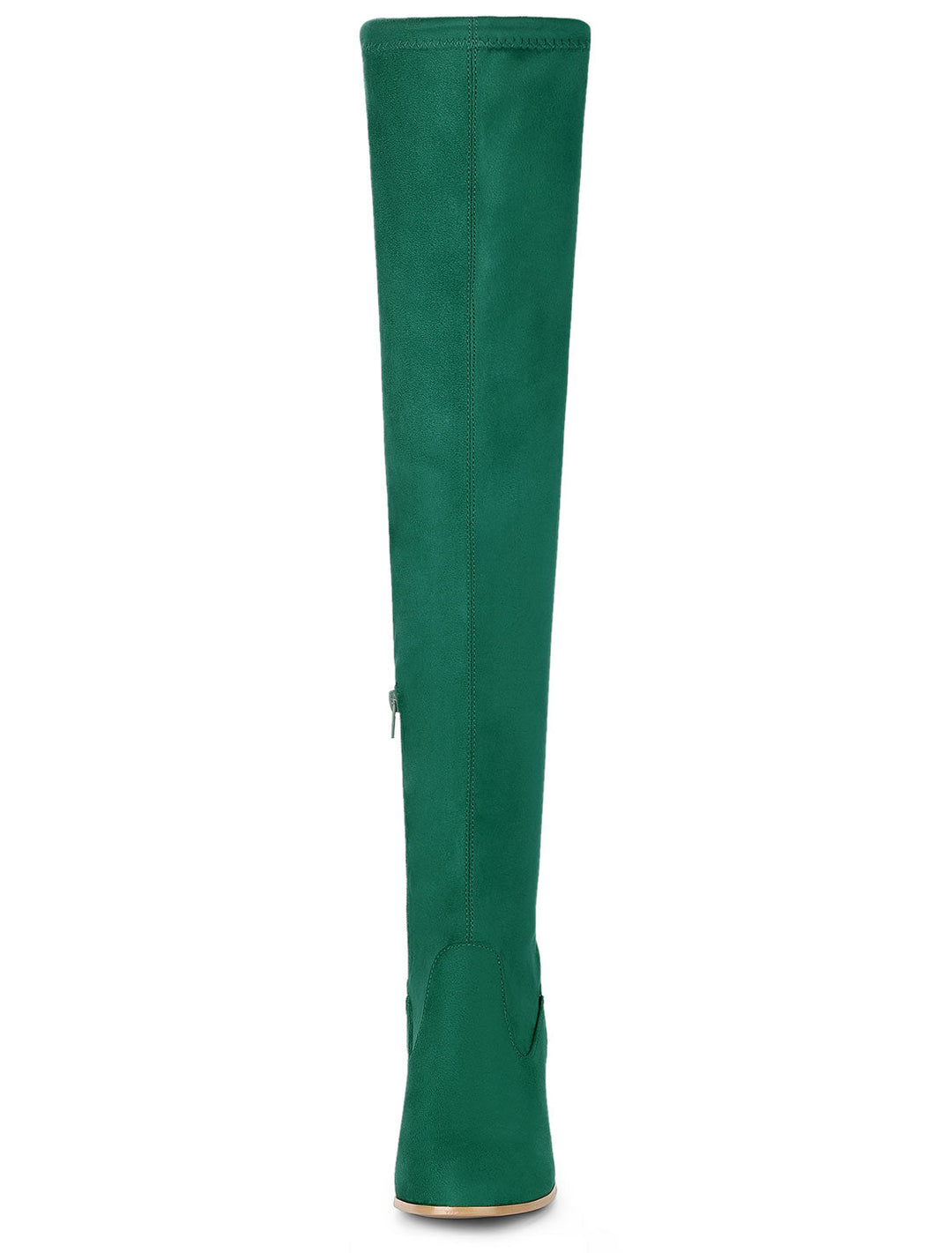 Women's Heel Zip Over the Knee Boots | Chunky