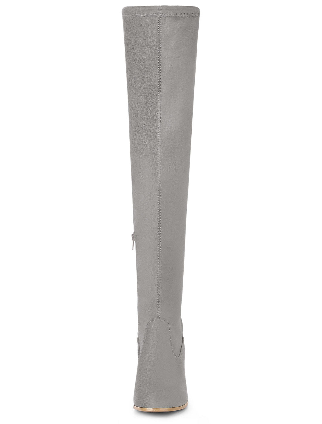 Women's Heel Zip Over the Knee Boots | Chunky