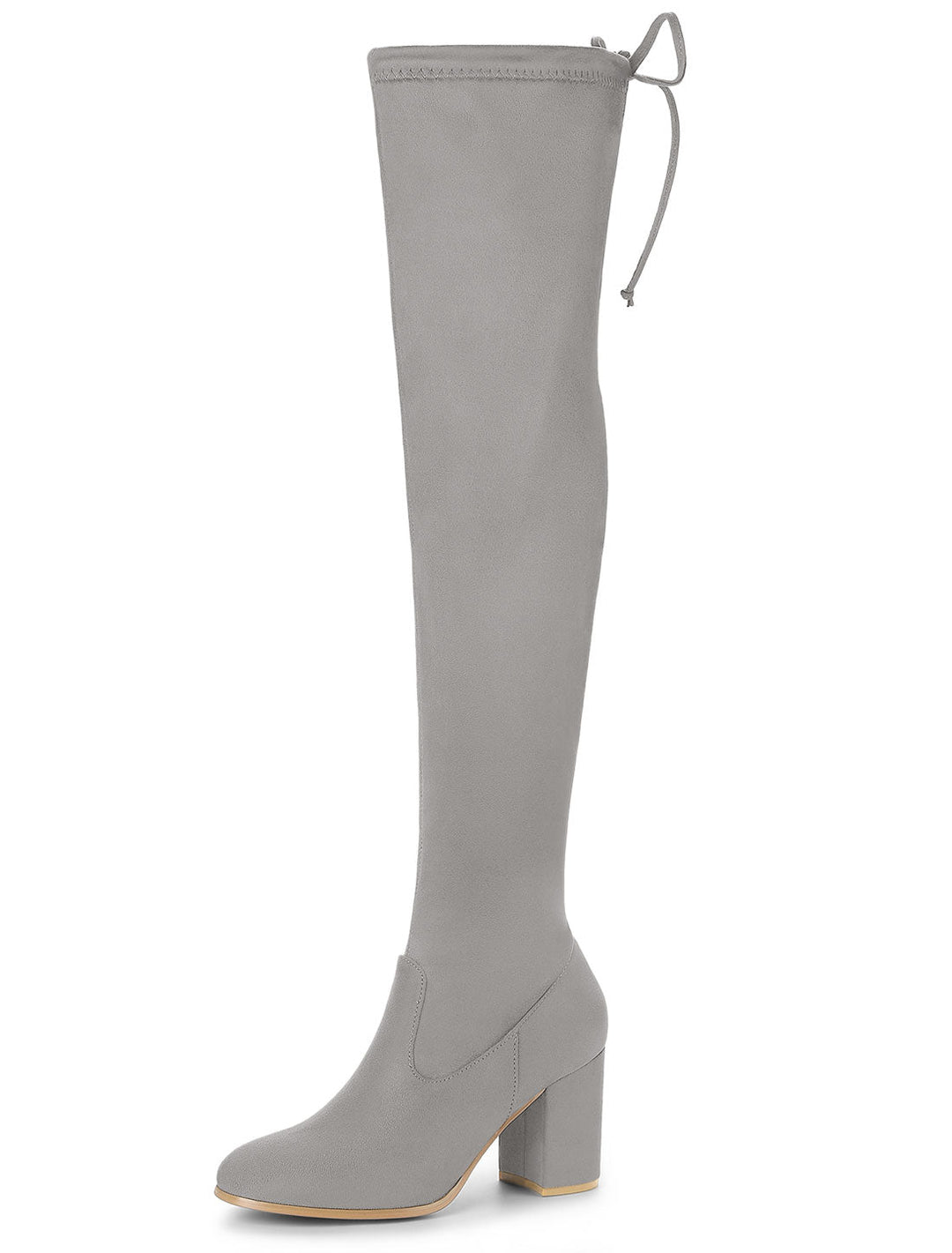 Women's Heel Zip Over the Knee Boots | Chunky
