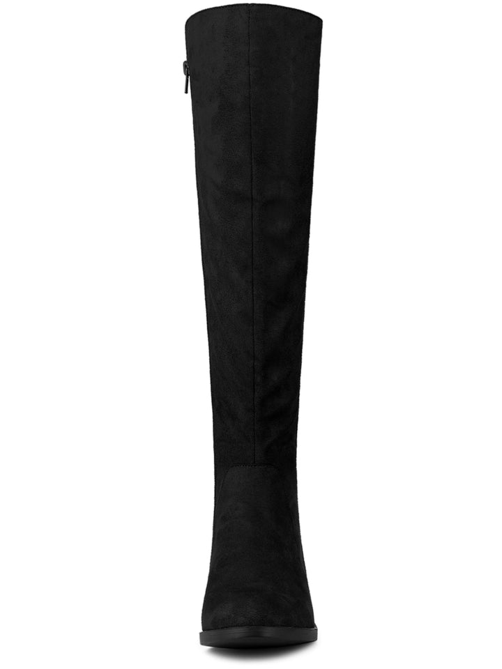 Women's Heel Over The Knee Boots | Zip