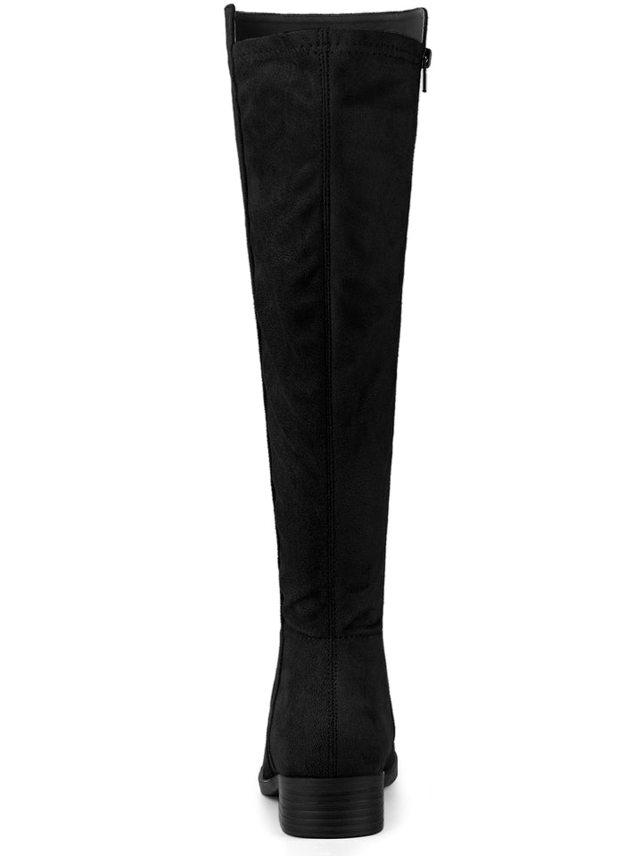 Women's Heel Over The Knee Boots | Zip