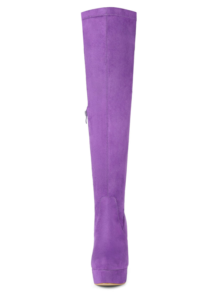 Women's Platform Over The Knee Boots | Heel