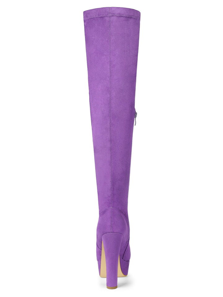 Women's Platform Over The Knee Boots | Heel