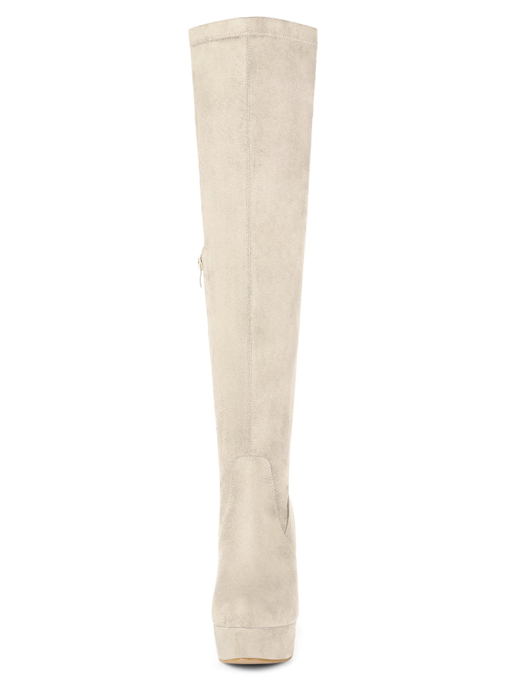 Women's Platform Over The Knee Boots | Heel