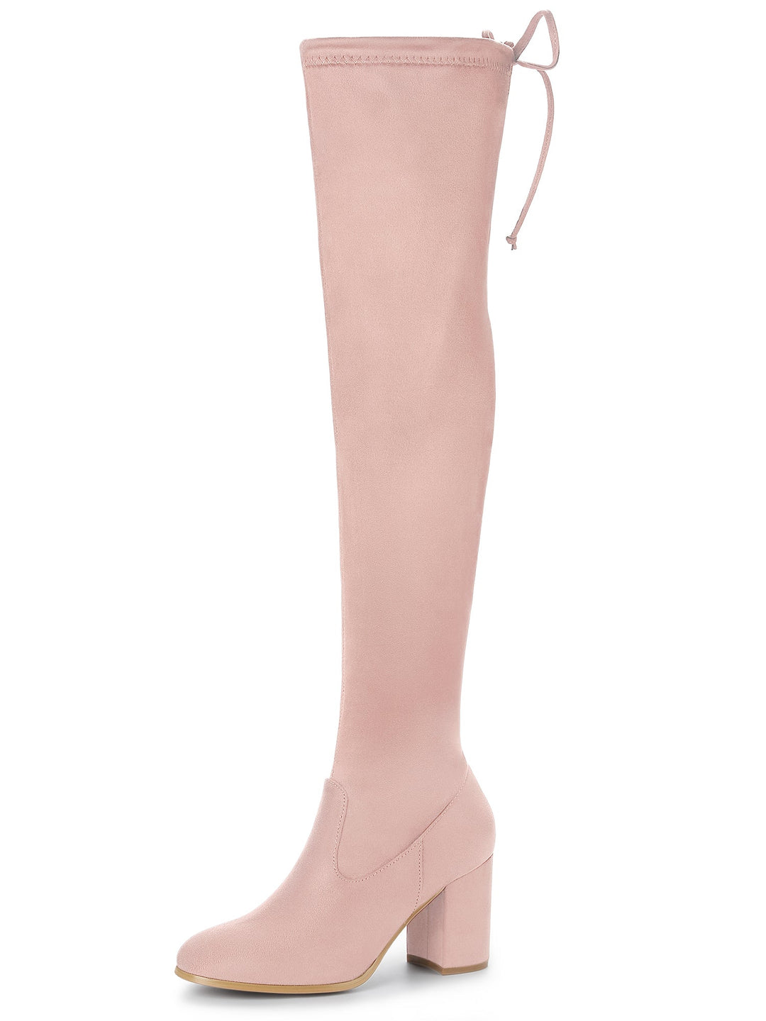 Women's Heel Zip Over the Knee Boots | Chunky