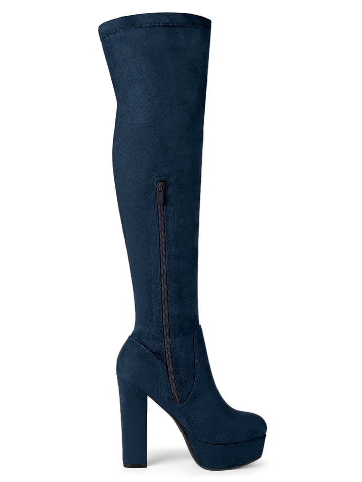 Women's Platform Over The Knee Boots | Heel