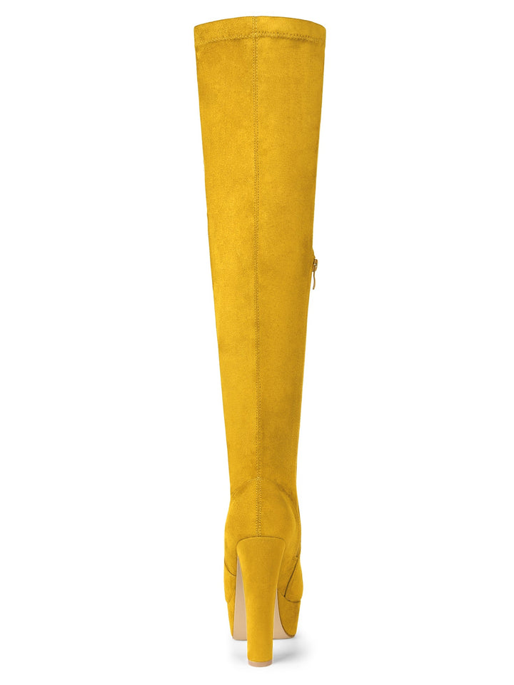 Women's Platform Over The Knee Boots | Heel
