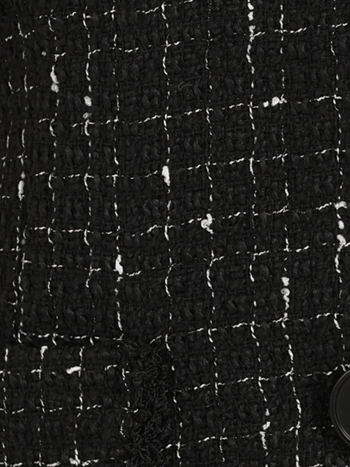 Women's Textured Long Sleeve Knitted Blazer | Tailored