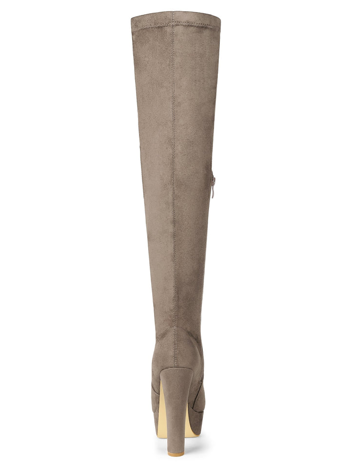 Women's Platform Over The Knee Boots | Heel