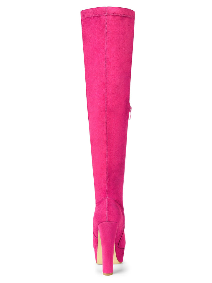 Women's Platform Over The Knee Boots | Heel