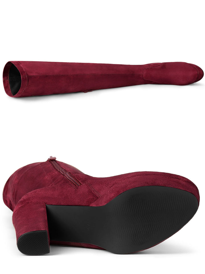 Women's Platform Over The Knee Boots | Heel