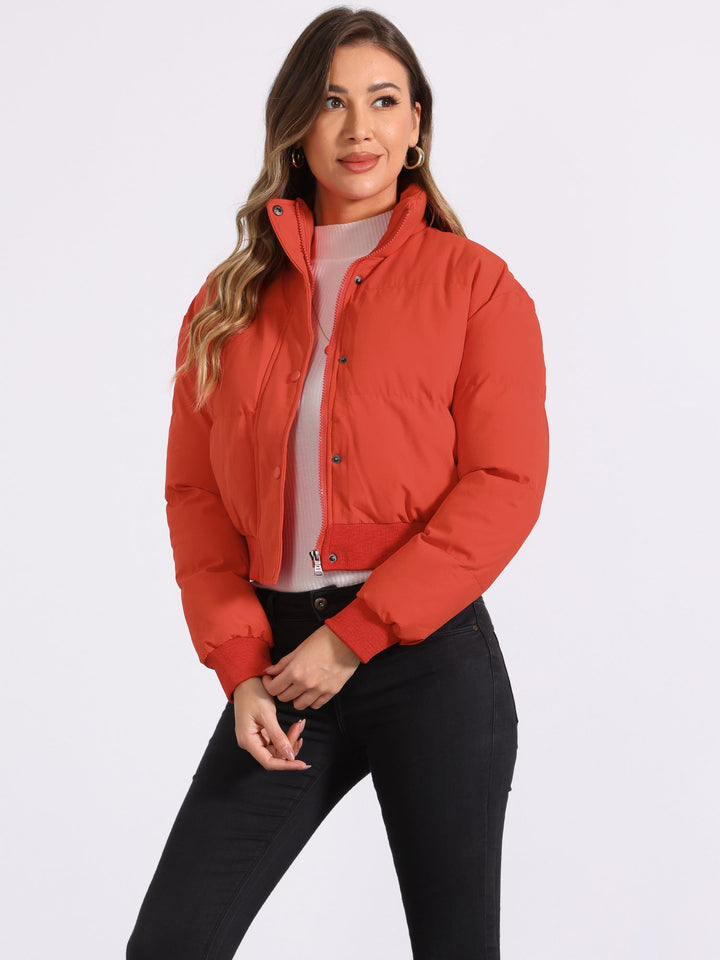 Women's Cropped Bomber Jacket | Winter
