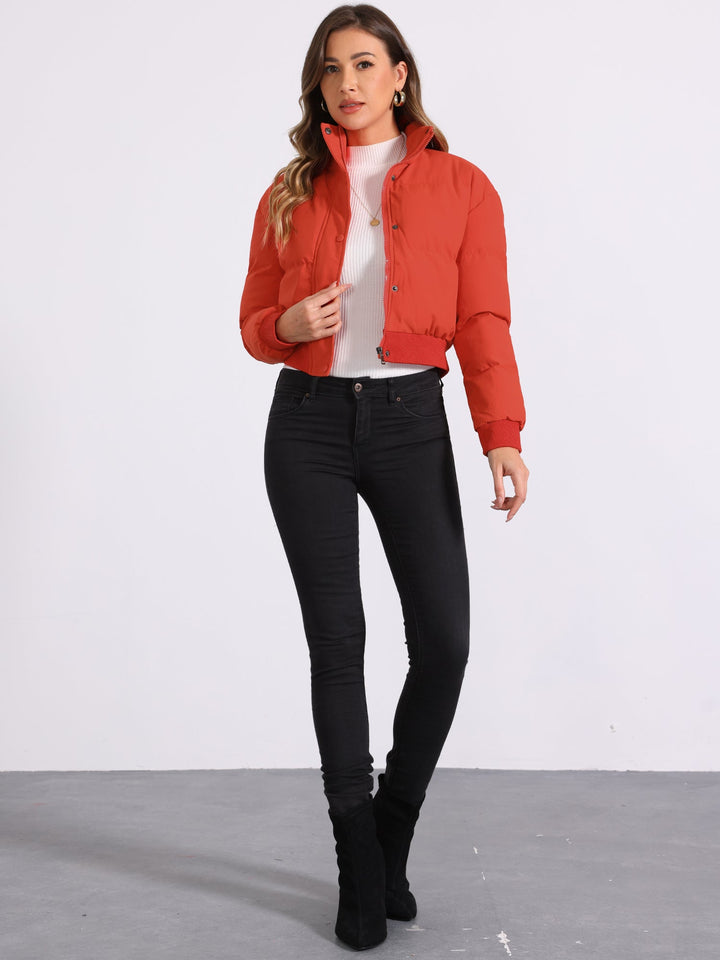 Women's Cropped Bomber Jacket | Winter