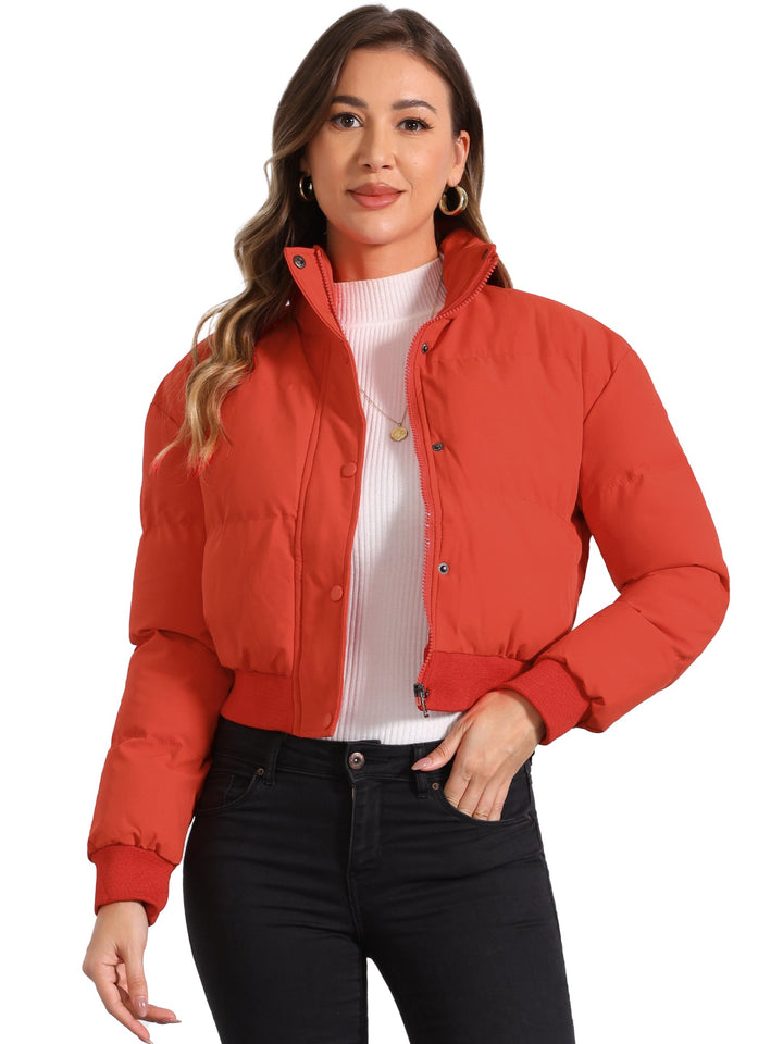 Women's Cropped Bomber Jacket | Winter