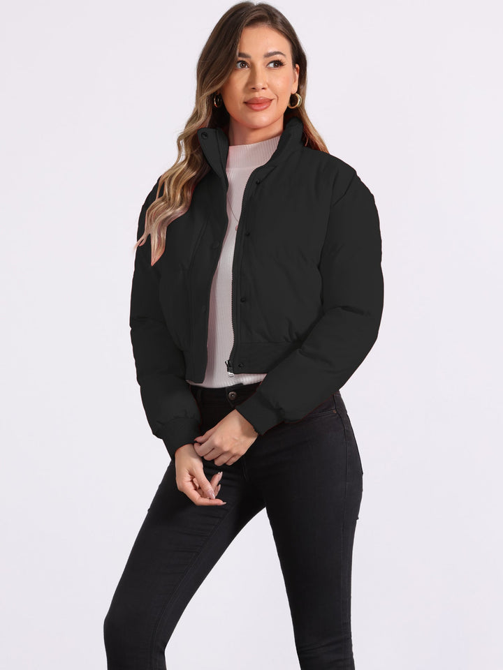 Women's Cropped Bomber Jacket | Winter