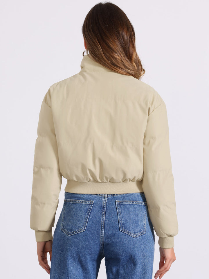 Women's Cropped Bomber Jacket | Winter