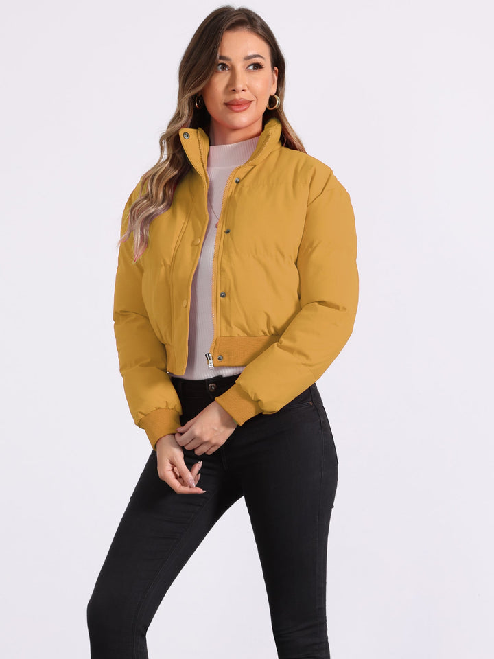 Women's Cropped Bomber Jacket | Winter