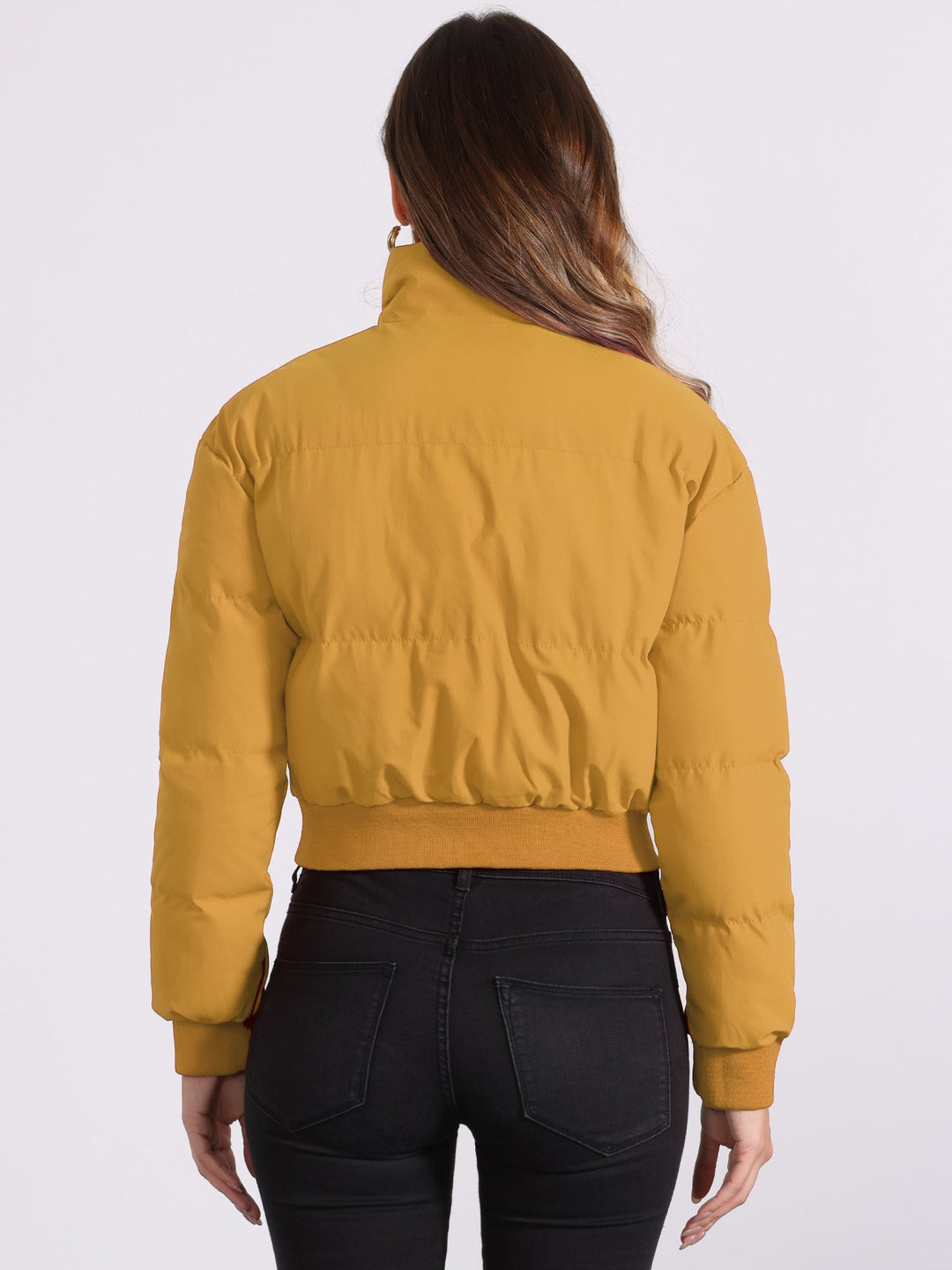 Women's Cropped Bomber Jacket | Winter