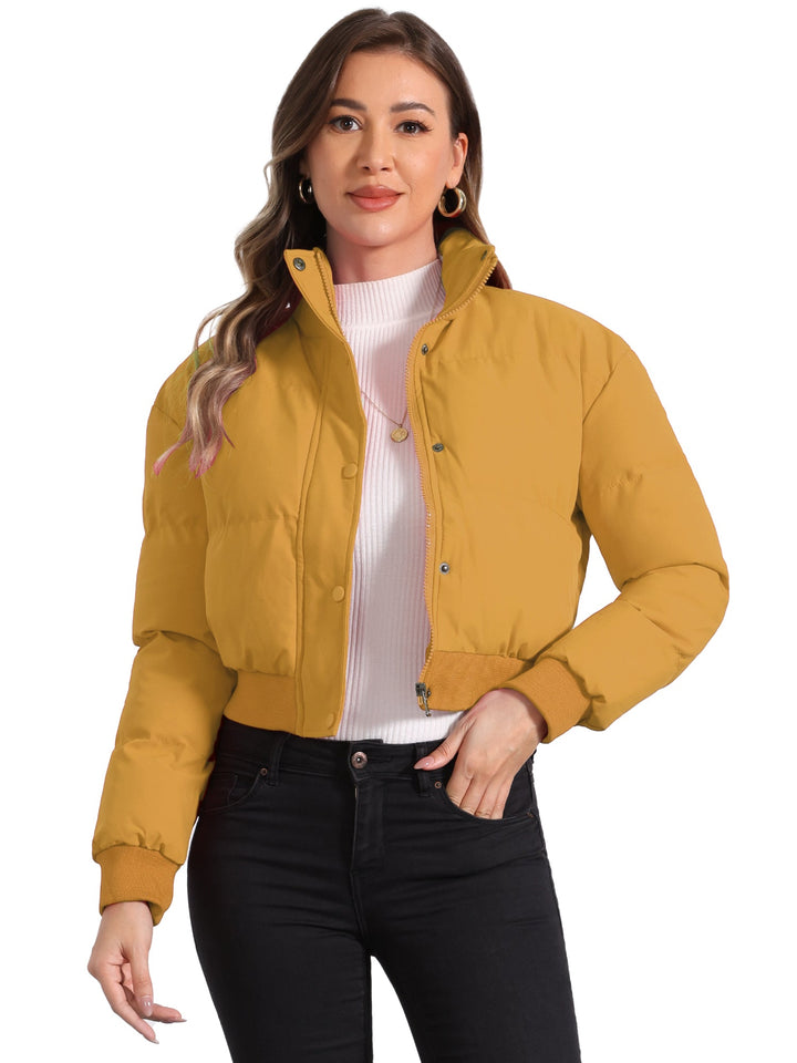 Women's Cropped Bomber Jacket | Winter