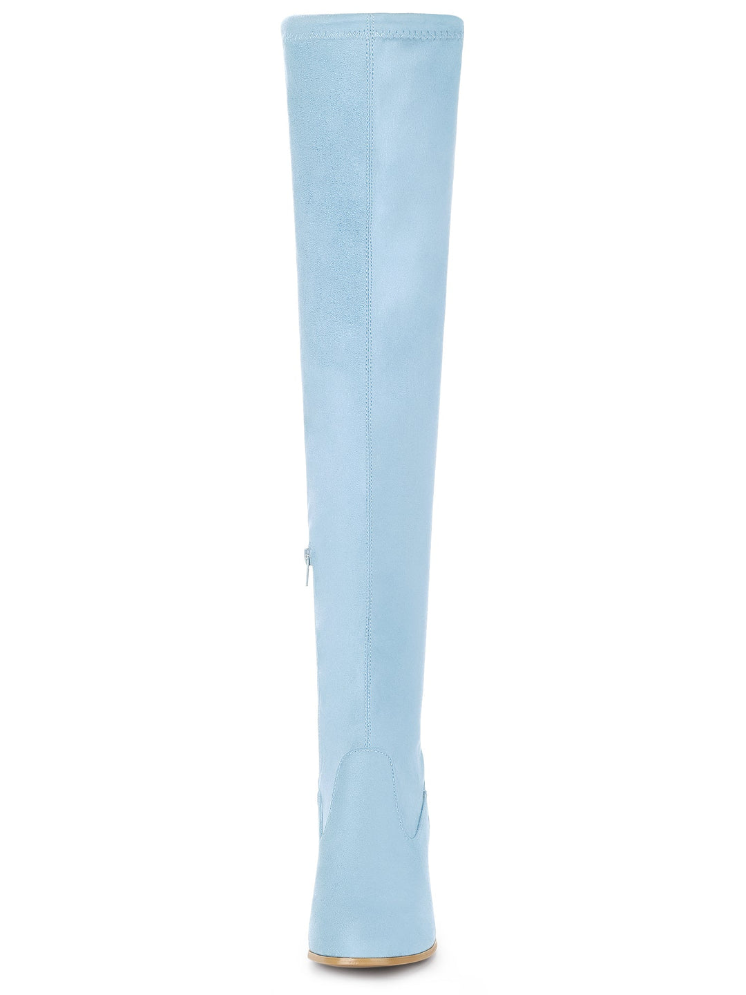 Women's Heel Zip Over the Knee Boots | Chunky