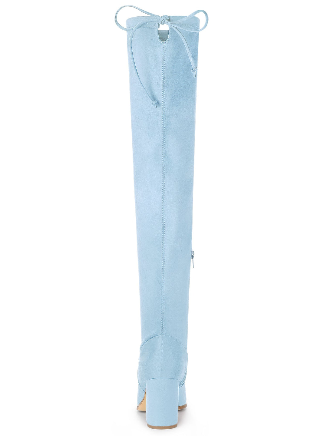 Women's Heel Zip Over the Knee Boots | Chunky