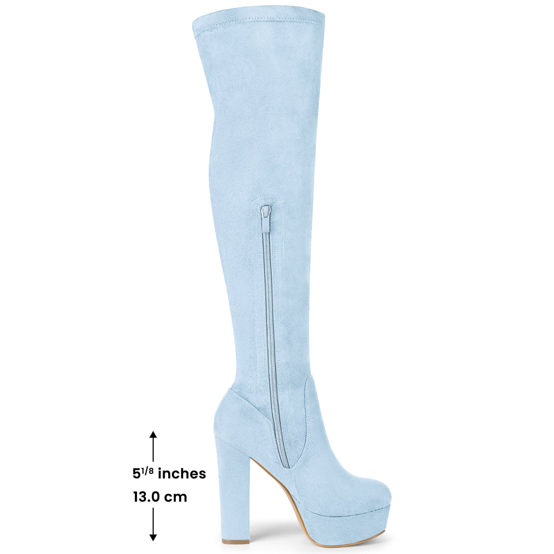 Women's Platform Over The Knee Boots | Heel
