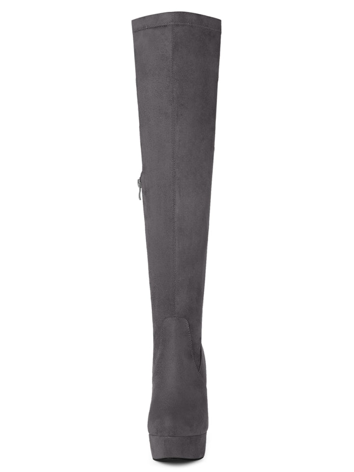 Women's Platform Over The Knee Boots | Heel