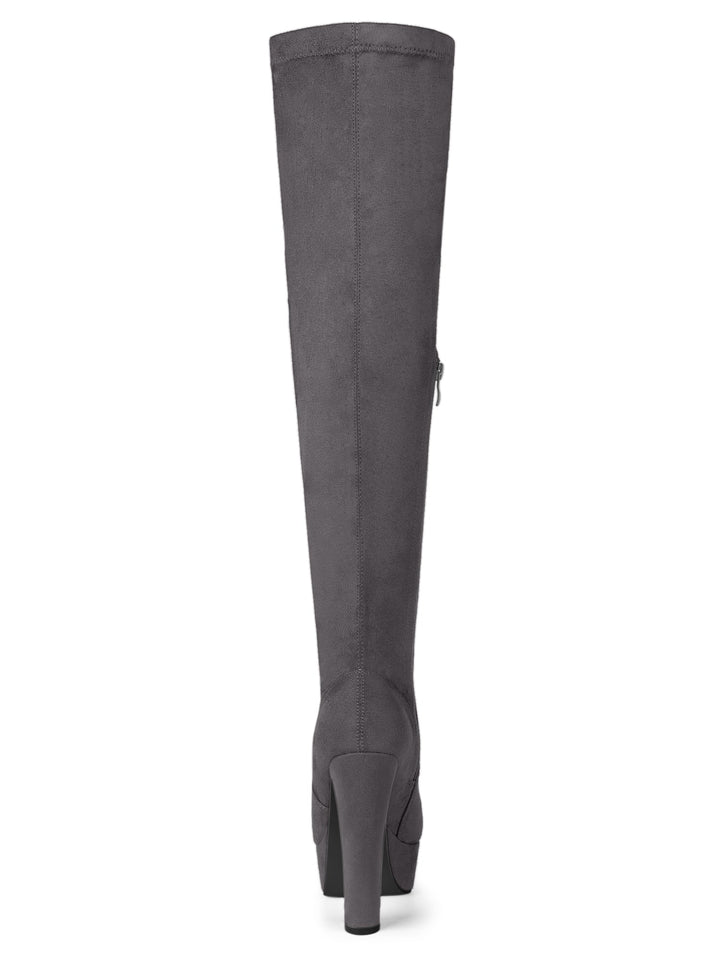 Women's Platform Over The Knee Boots | Heel