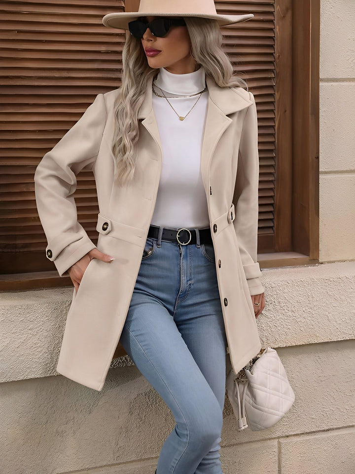 Women's Button Up Trench Coat | Winter