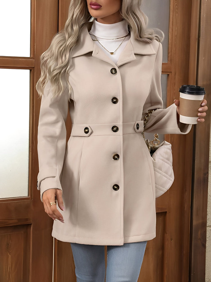 Women's Button Up Trench Coat | Winter