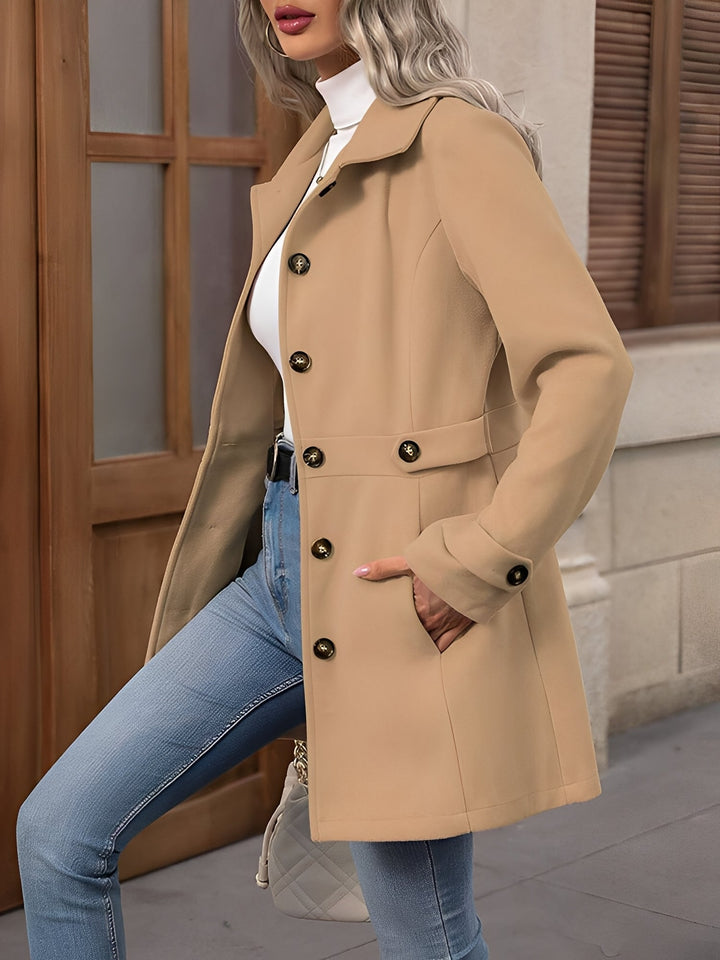 Women's Button Up Trench Coat | Winter