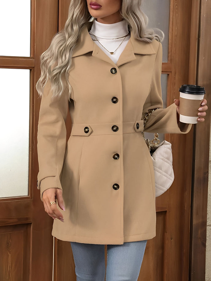 Women's Button Up Trench Coat | Winter