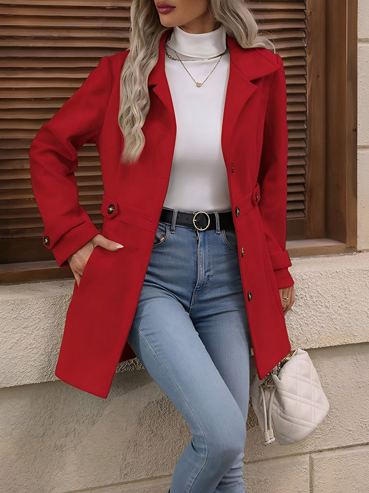 Women's Button Up Trench Coat | Winter