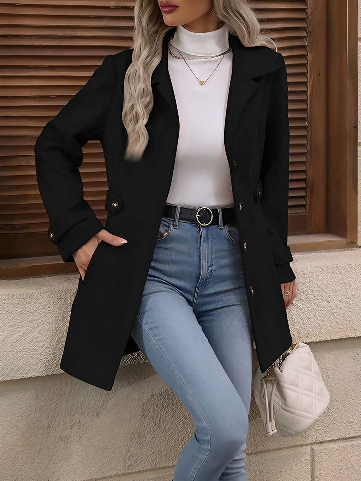 Women's Button Up Trench Coat | Winter