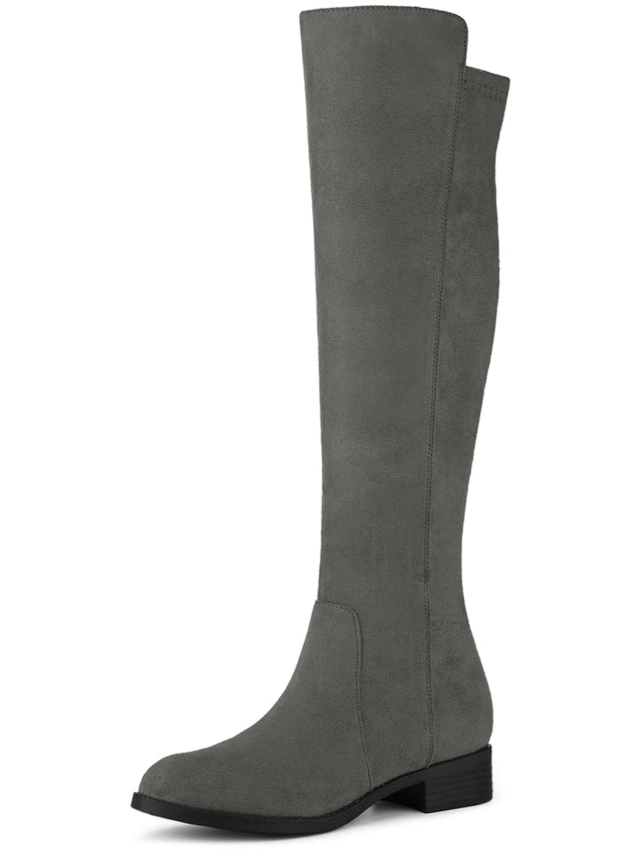 Women's Heel Over The Knee Boots | Zip