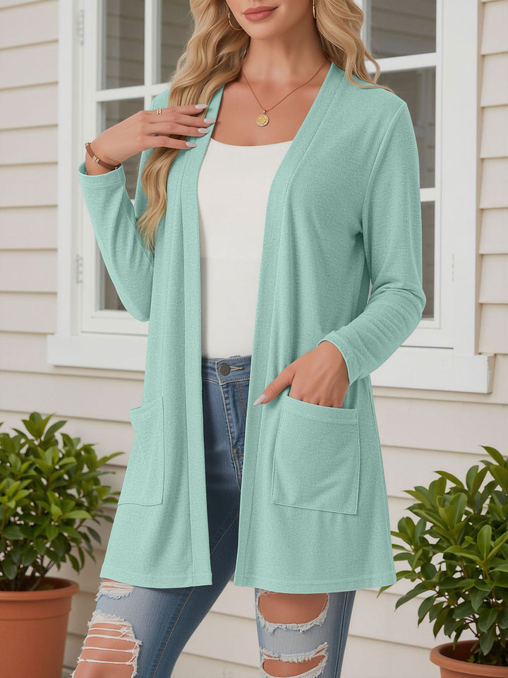 Women's Open Front Longline Cardigan | Casual