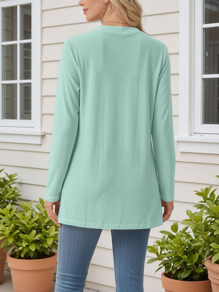 Women's Open Front Longline Cardigan | Casual