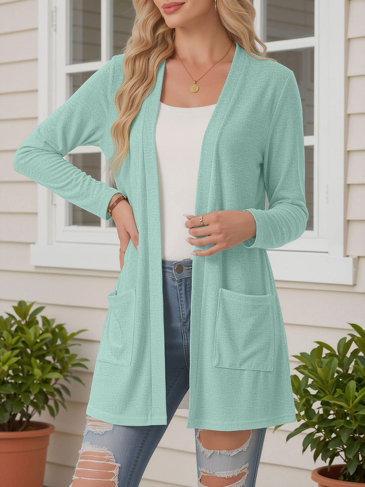 Women's Open Front Longline Cardigan | Casual