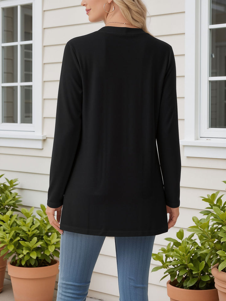 Women's Open Front Longline Cardigan | Casual