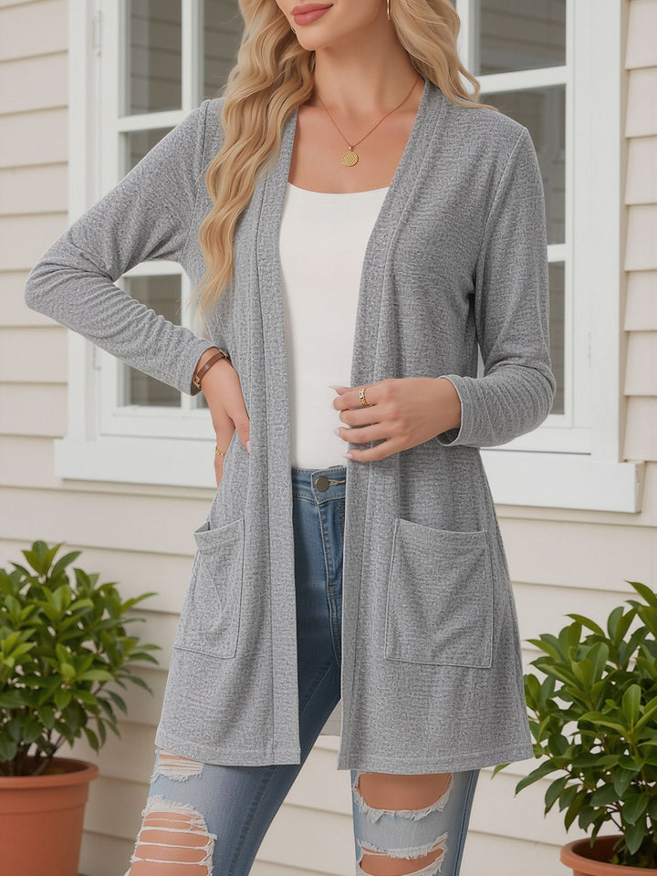 Women's Open Front Longline Cardigan | Casual