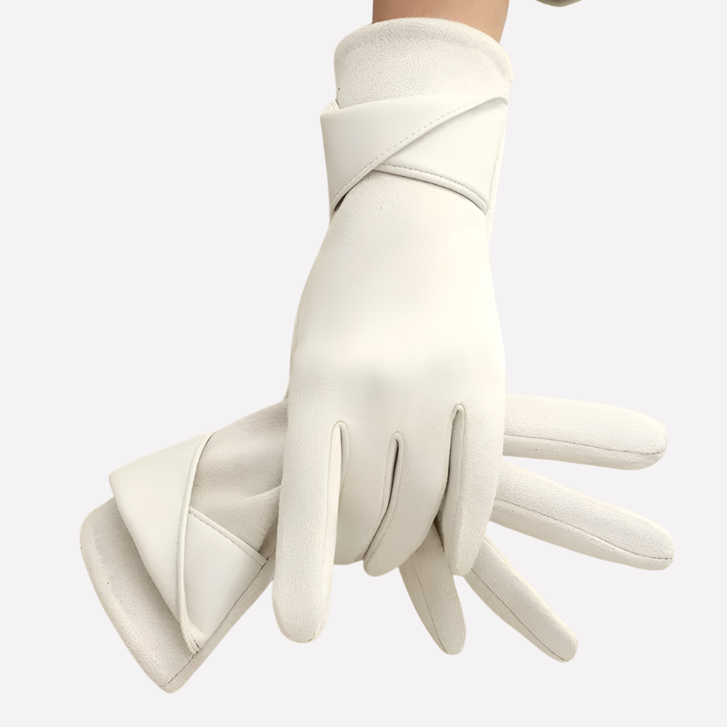 Women's Thermal Bow Winter Gloves | Touchscreen