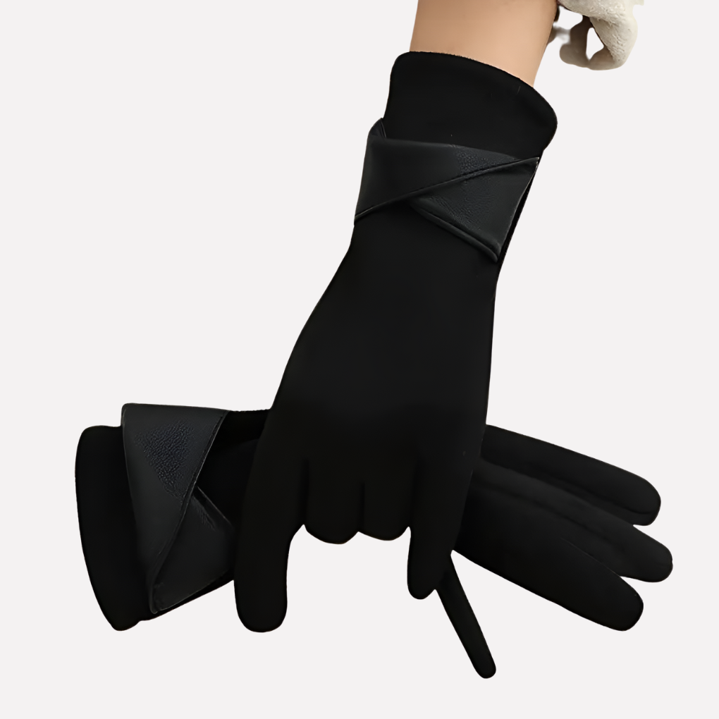 Women's Thermal Bow Winter Gloves | Touchscreen