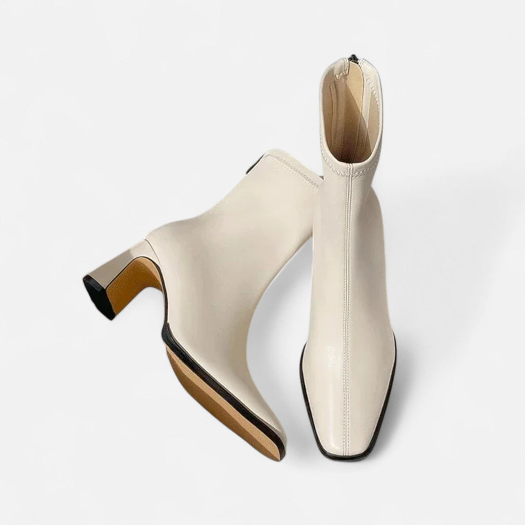 Women’s Winter Square Toe Ankle Boots | Heeled