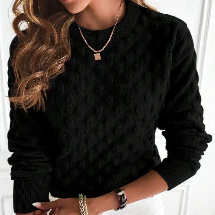 Women’s Cable Knit Jumper | Crew Neck